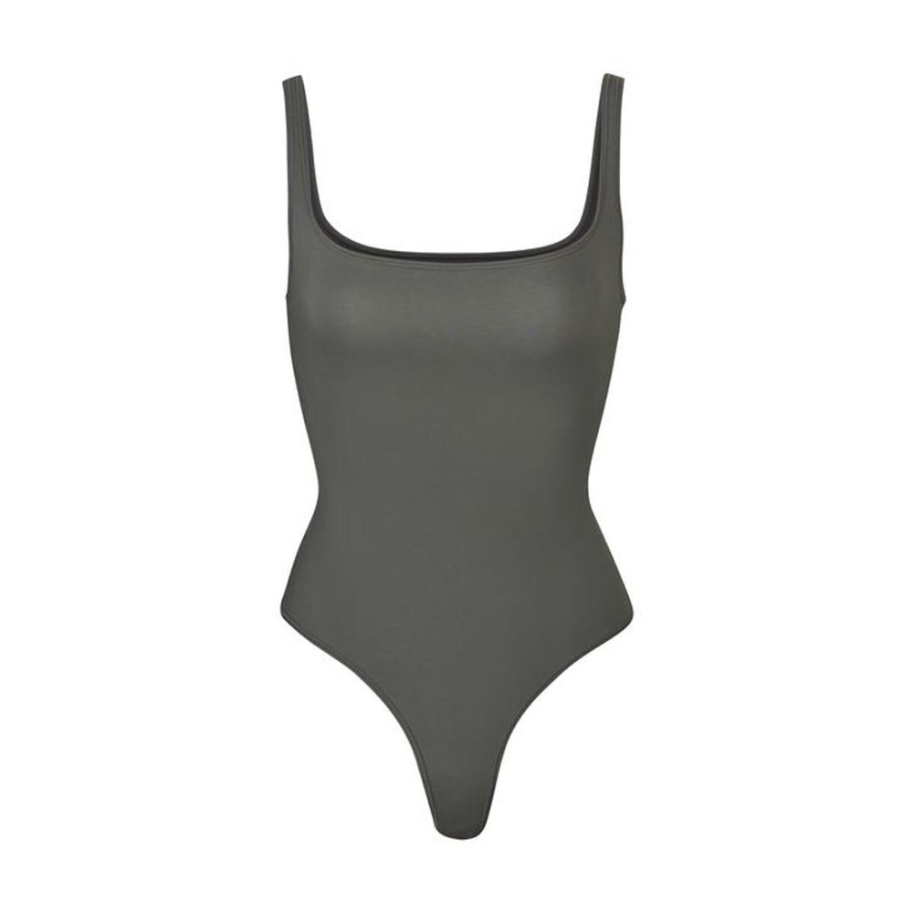 SKIMS Body Basics square neck deep sea bodysuit